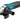MINI ESMERILADORA ANGULAR 540W, 115MM (4-1/2") COLOR AZUL, M0901B MAKITA